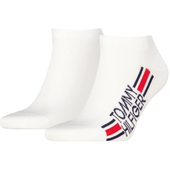 2-er-Pack Tommy Hilfiger Cotton Logo Stripe Sneaker Socks