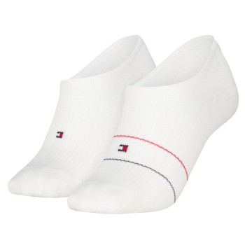 2-Pakkaus Tommy Hilfiger Cotton Blend Logo Footie Socks