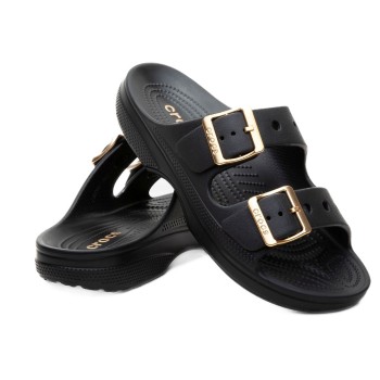 Crocs Saturday Metallic Buckle Sandal 