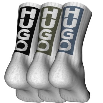 3-Pack HUGO Back Label Socks