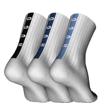3-Pack HUGO Back Label Socks