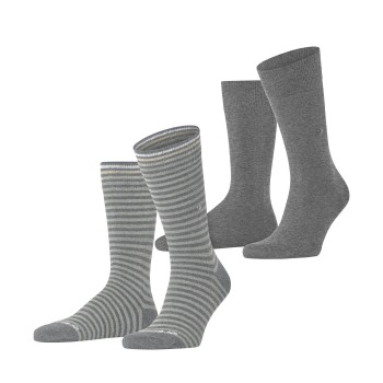 2-Pak Burlington Everyday Stripe Socks 