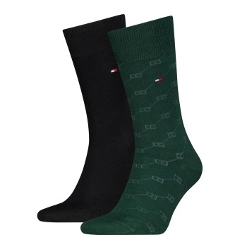 2-Pakkaus Tommy Hilfiger Men Flag AOP Sock