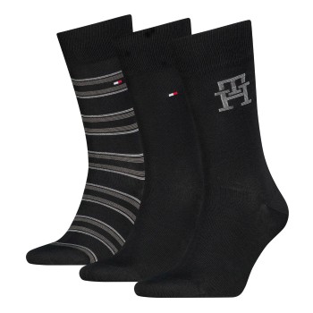 3-Pakkaus Tommy Hilfiger Men Monogram Socks Gift Box