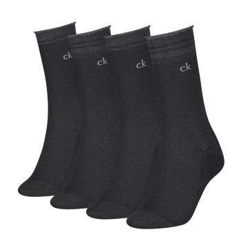 4-Pakkaus Calvin Klein Women Lurex Stripe Socks Gift Box