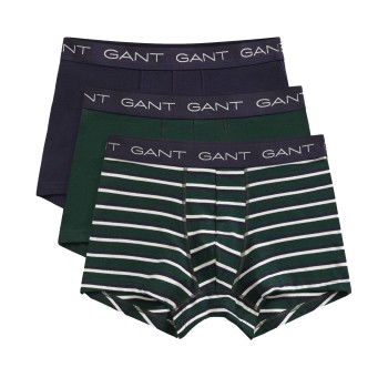 3-er-Pack Gant Striped Trunks