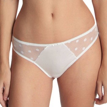 Sassa Dotted Mesh Thong