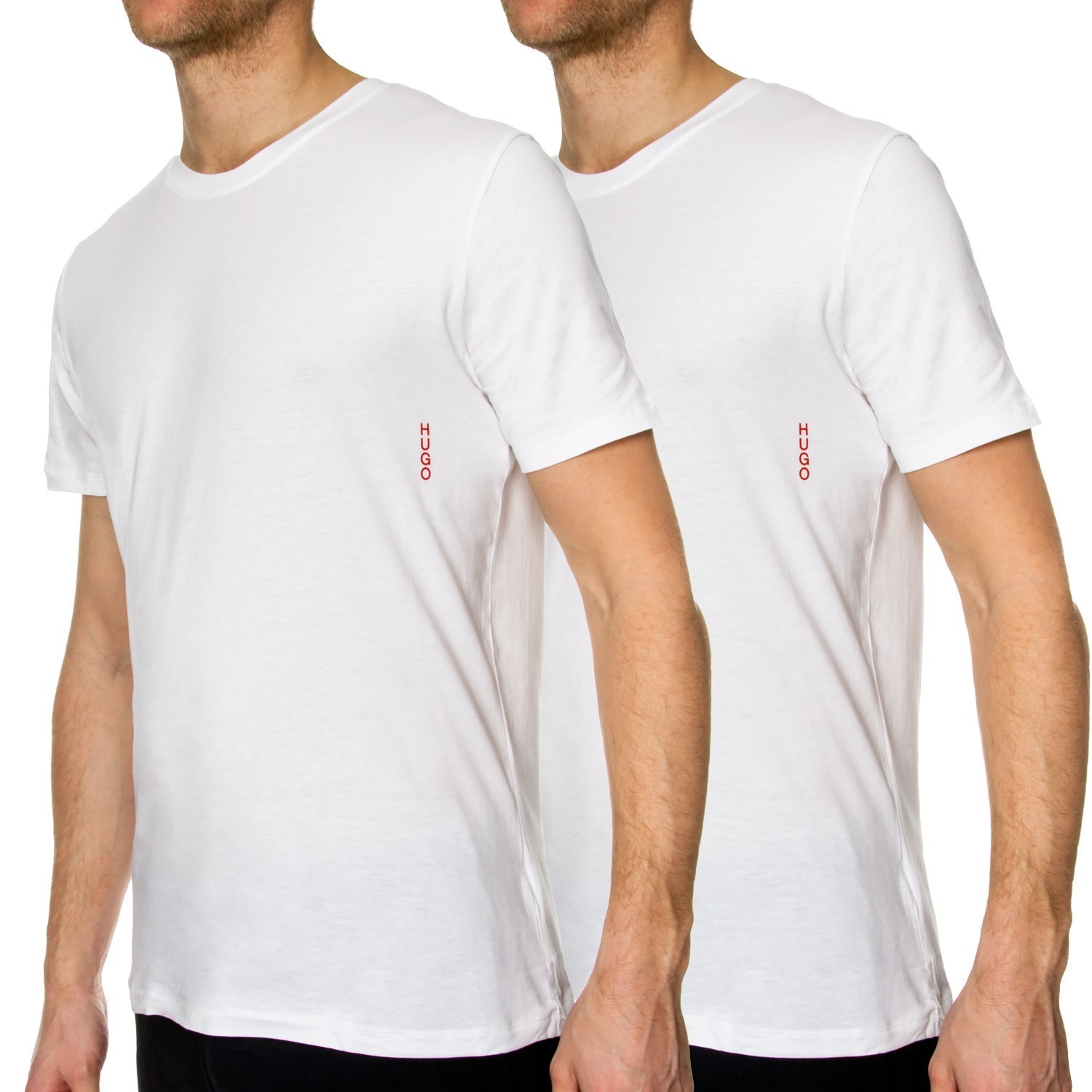 2er HUGO Herren Rn Twin Pack T-Shirt 