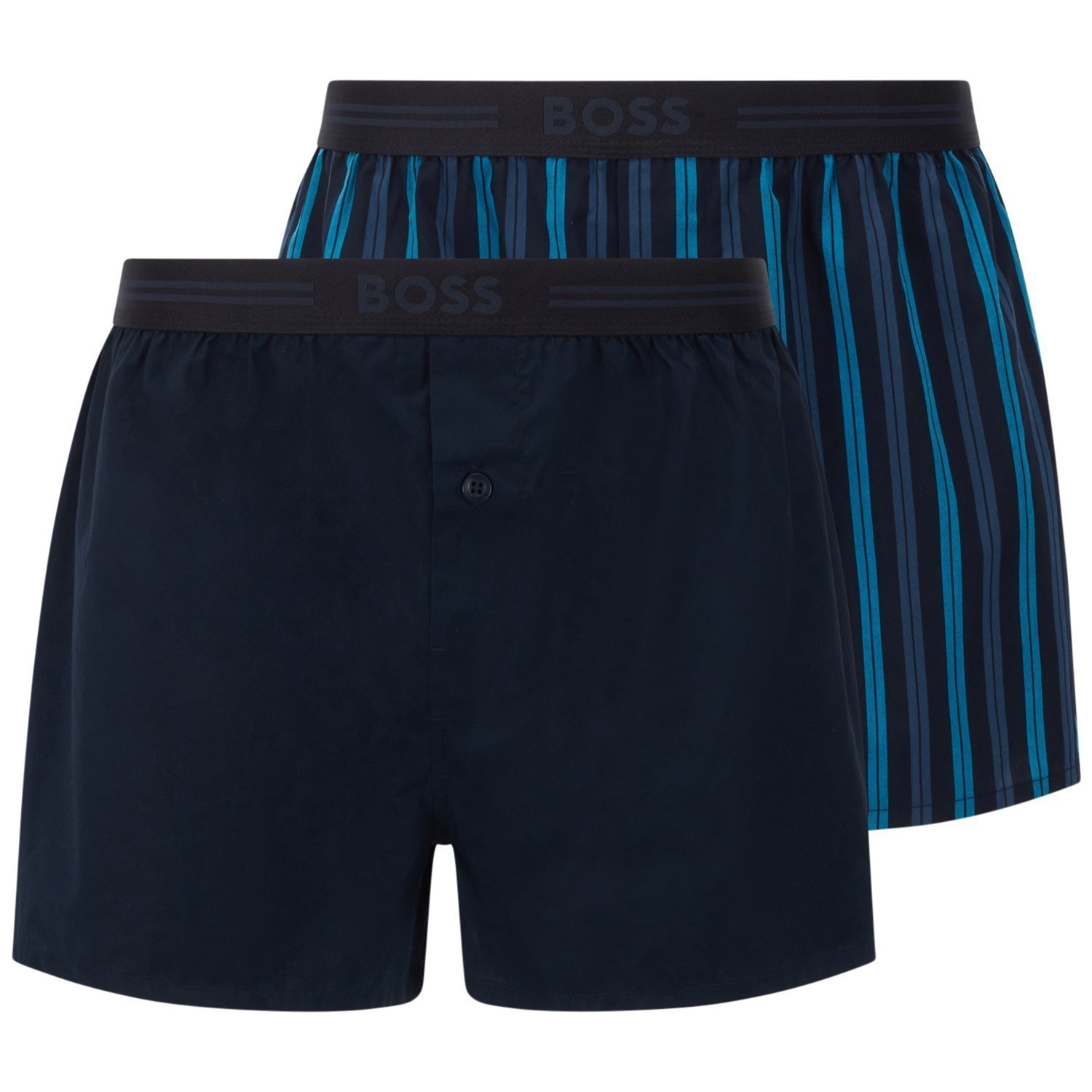 BOSS Woven Boxer Shorts With Fly