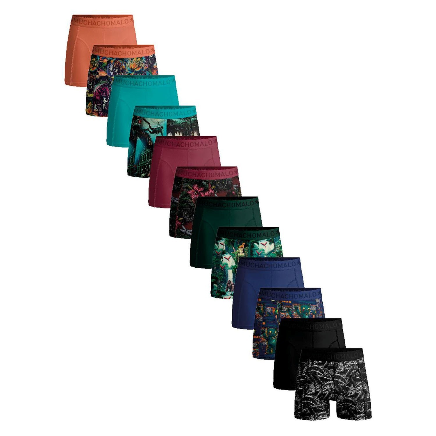 Muchachomalo Cotton Stretch Golden Boxers