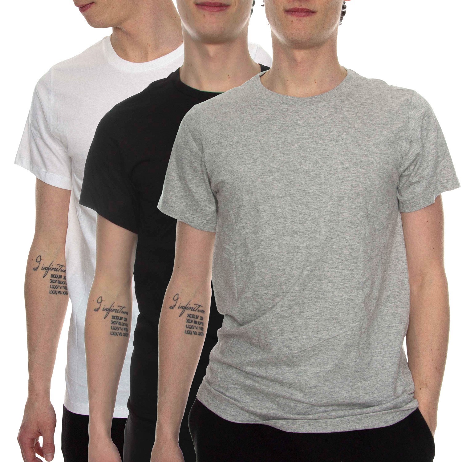Calvin Klein Cotton Stretch Crew Neck T-Shirt