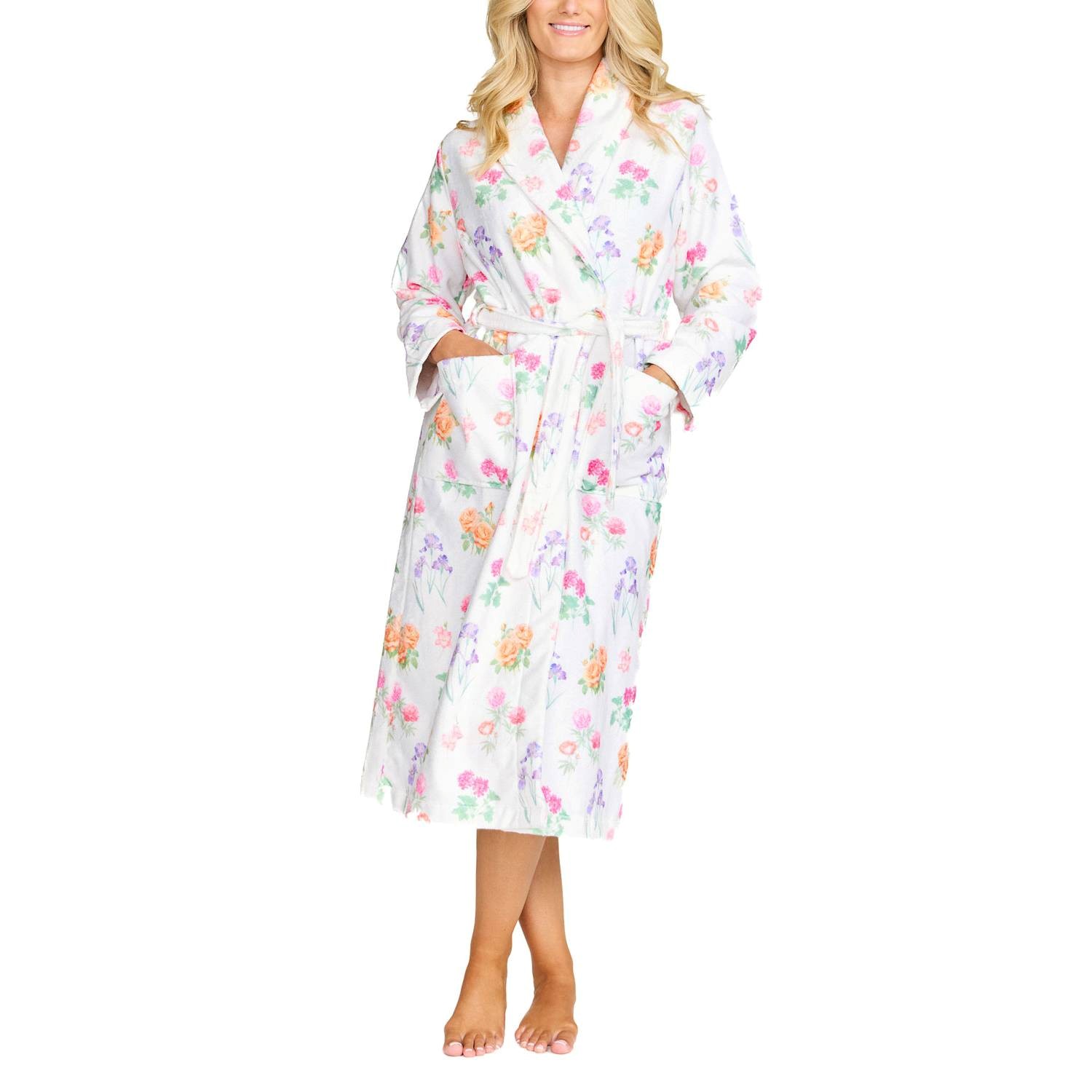Damella Printed Terry Velour Robe