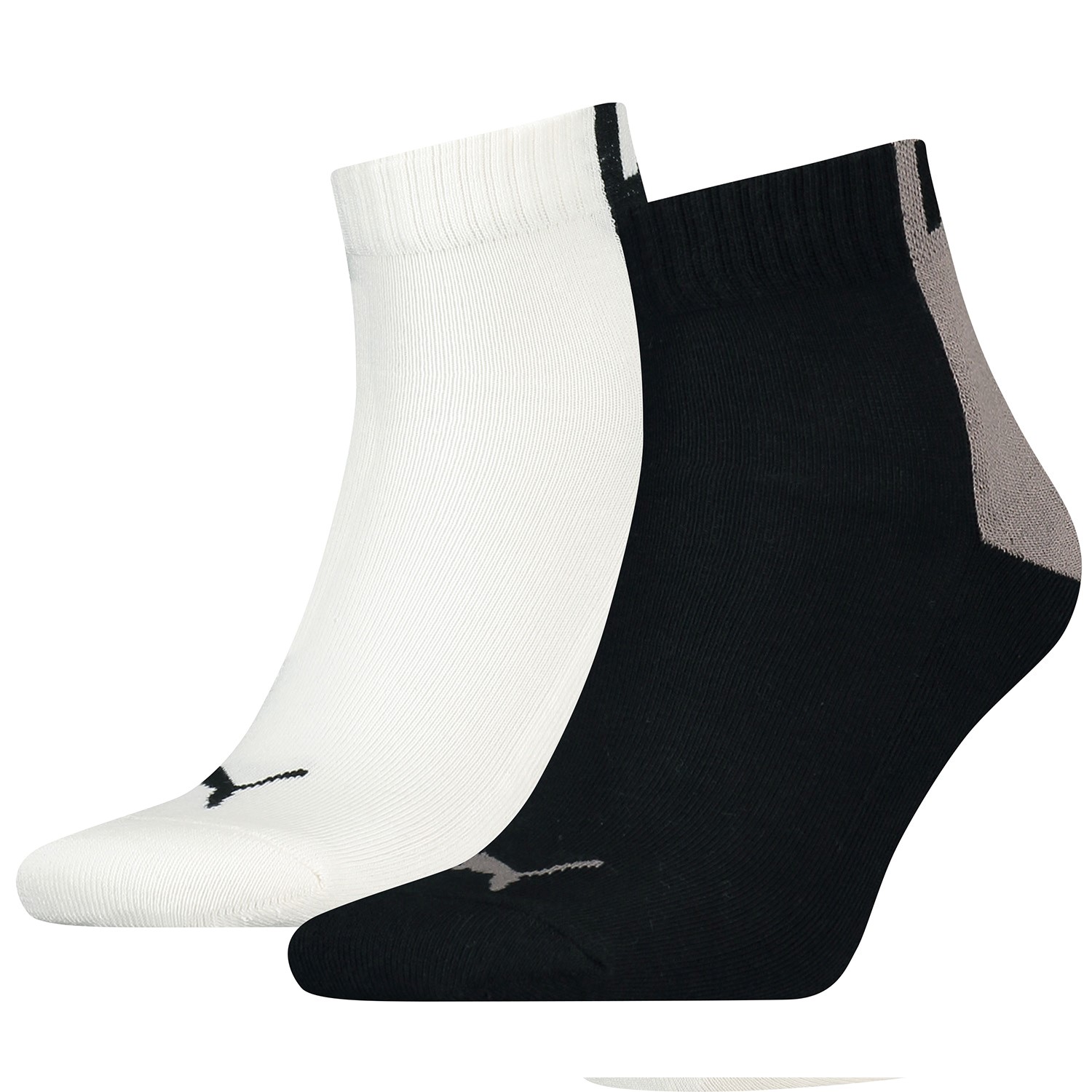 Puma Men Logo Block Quarter Socks