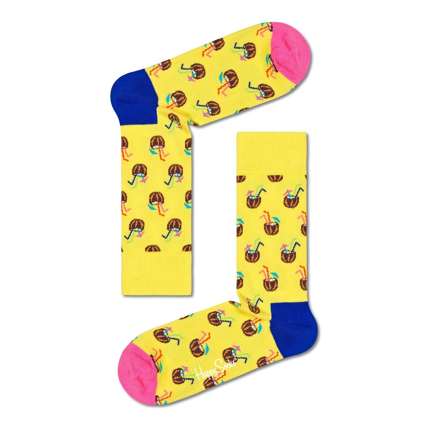 Happy Socks Coconut Cocktail Sock