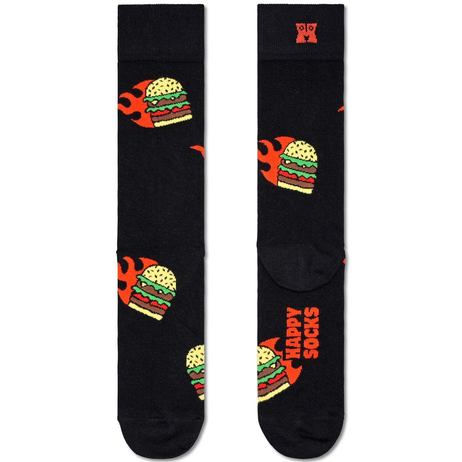 Happy Socks Flaming Burger Sock  