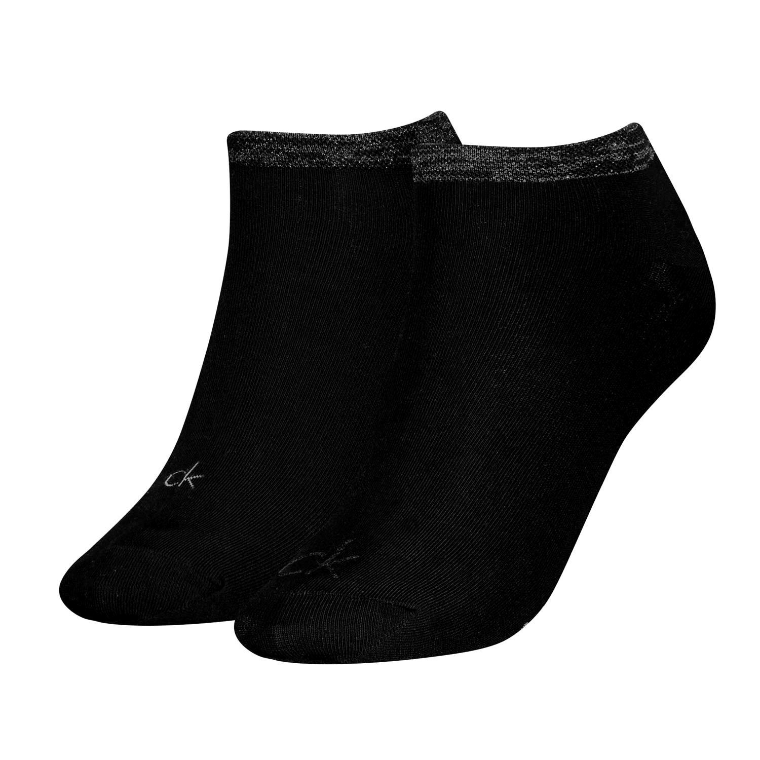 Calvin Klein Shiny Logo Sneaker Socks