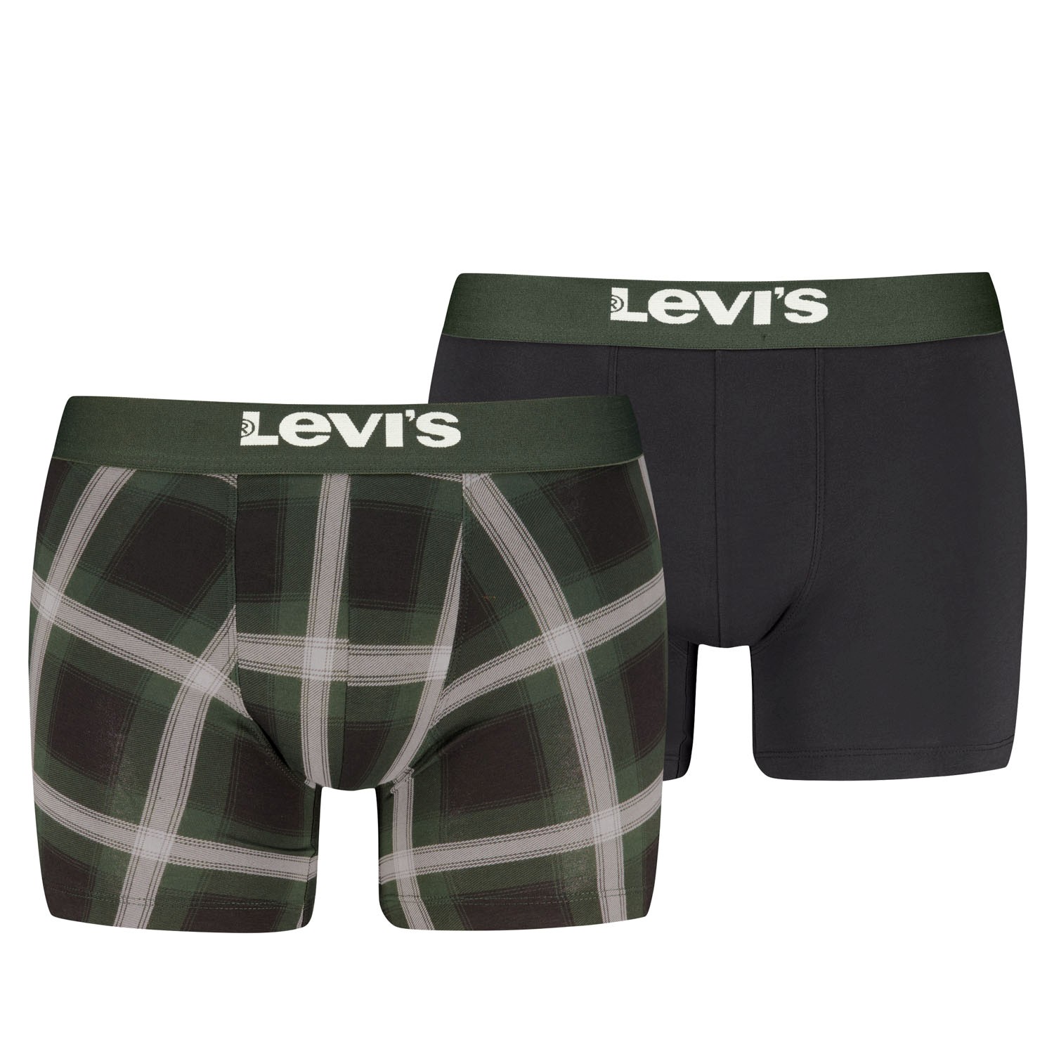 Levis Argyle Check Boxer