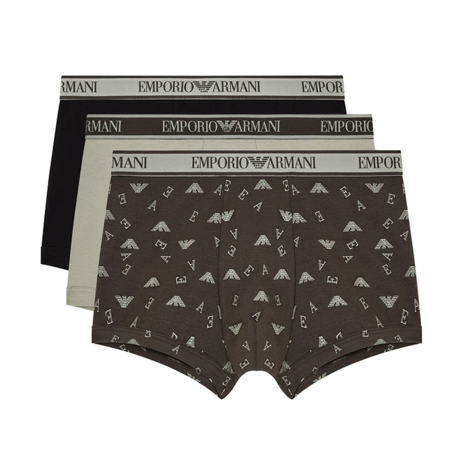 Armani Logo Boxer Briefs With Core Logo Waistband