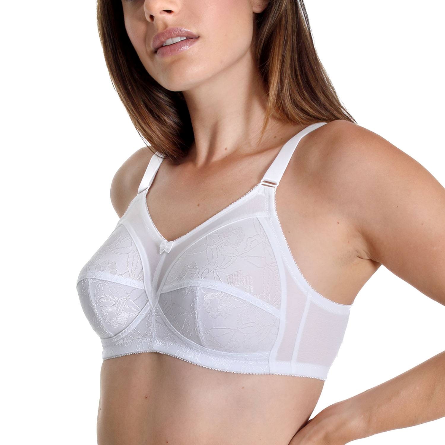 Sassa Shiny Jacquard Soft Bra Full Cup