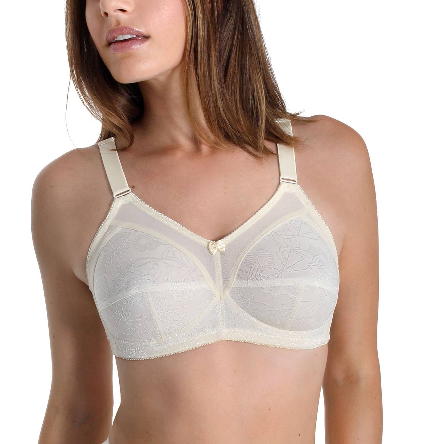 Sassa Shiny Jacquard Soft Bra Full Cup