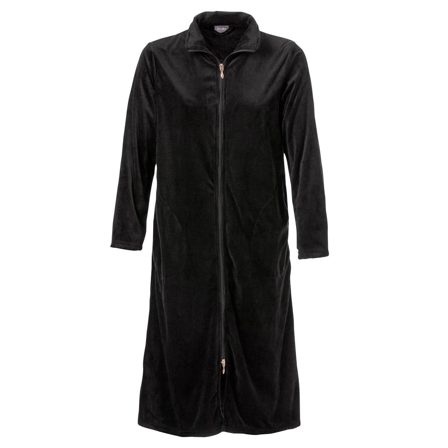 Trofe Velvet Zip Robe