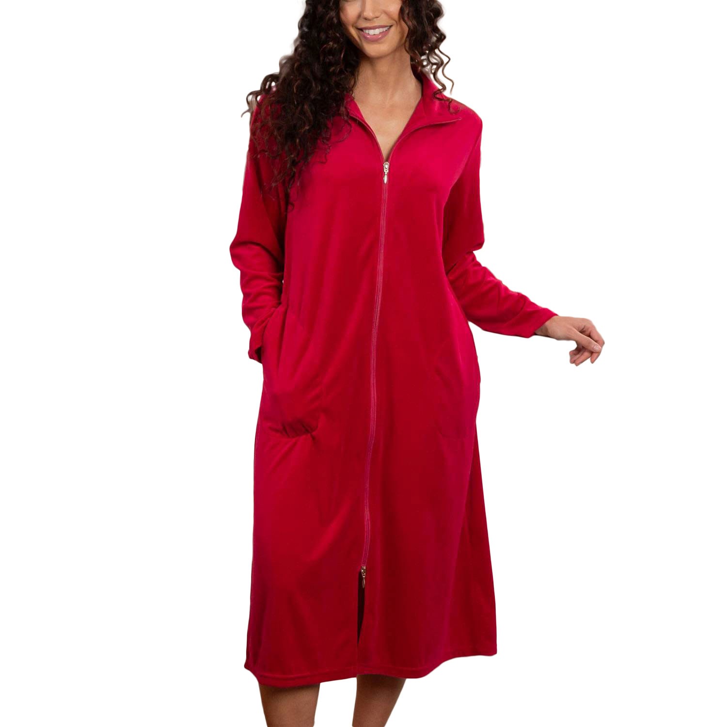 Trofe Velvet Zip Robe