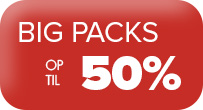 Big packs 50%