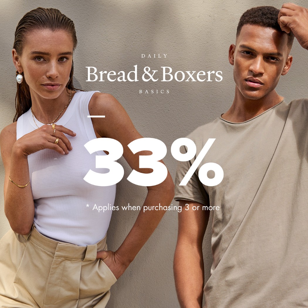 Bread and boxers 33%