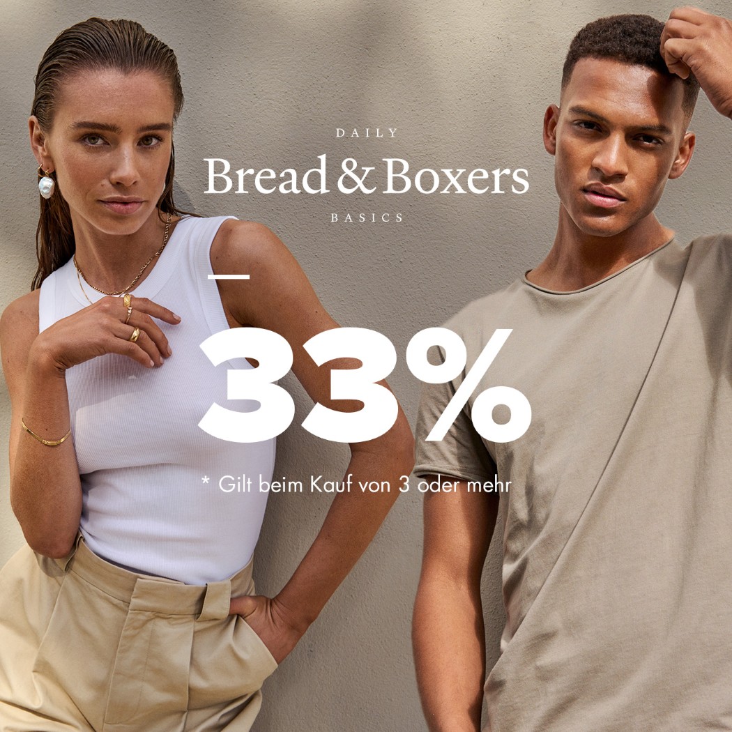 Bread and boxers 33%