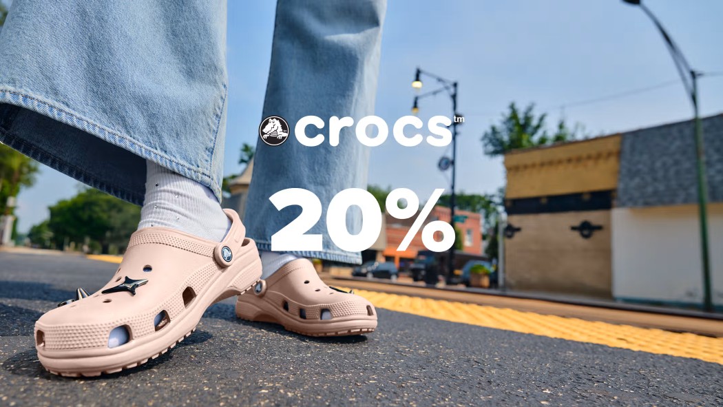 Crocs 20%