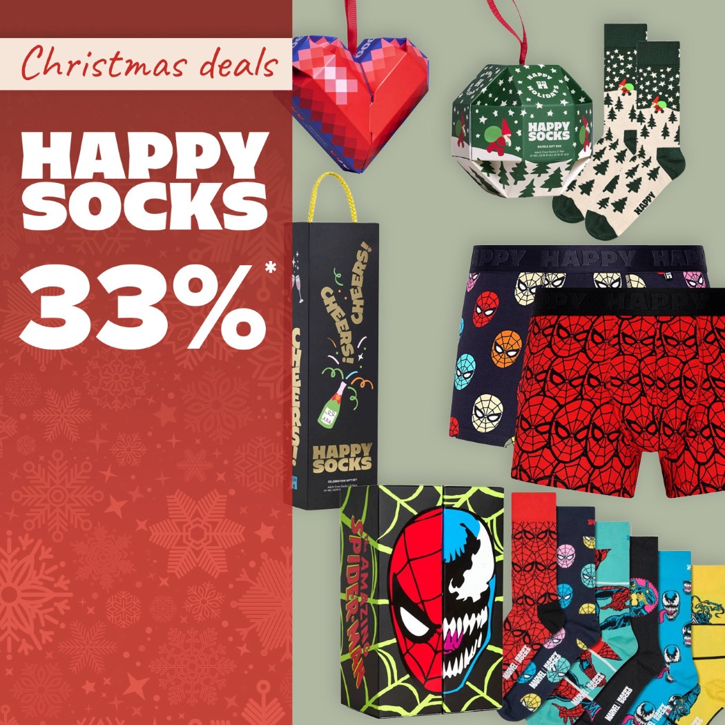 Happy socks 33%
